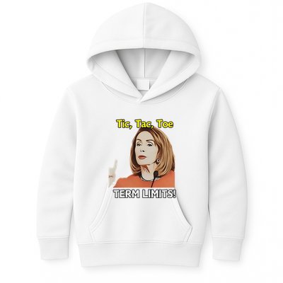 Tic Tac Toe Term Limits Heavyweight Kids Hoodie