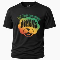 Tell Them That We Are Humans Juneteenth Cooling Performance Crew T-Shirt