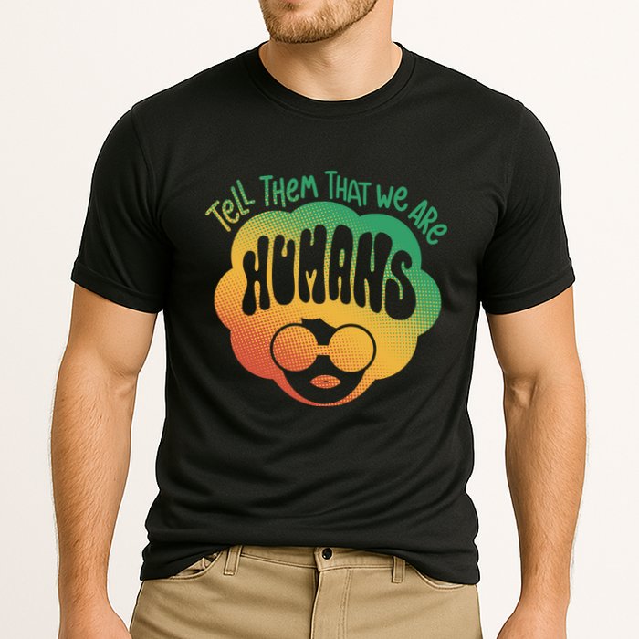 Tell Them That We Are Humans Juneteenth Cooling Performance Crew T-Shirt