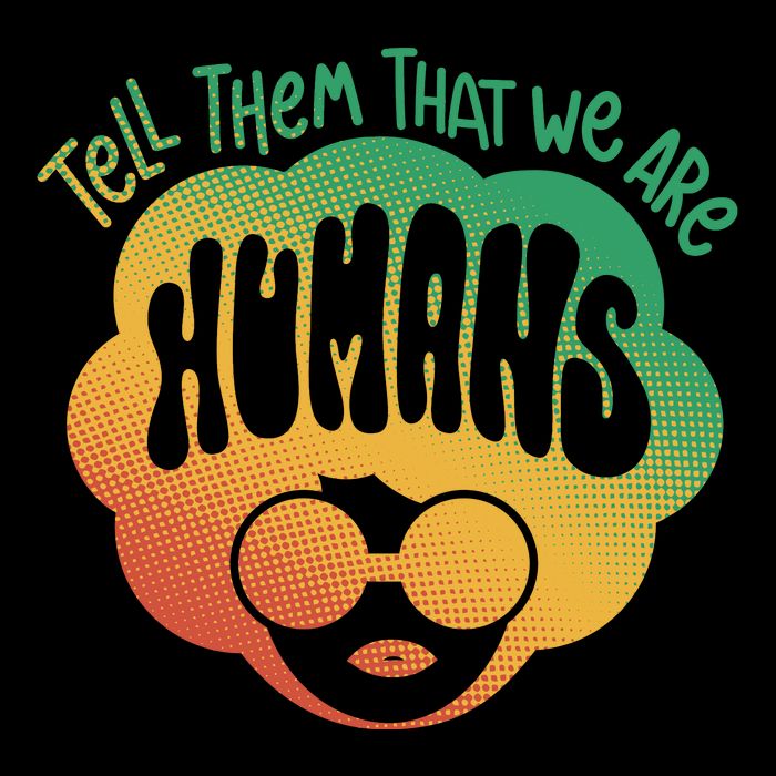 Tell Them That We Are Humans Juneteenth 7-Panel Snapback Hat