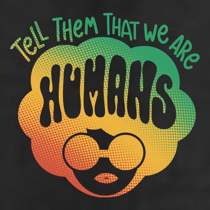 Tell Them That We Are Humans Juneteenth Adult Drive Performance Visor
