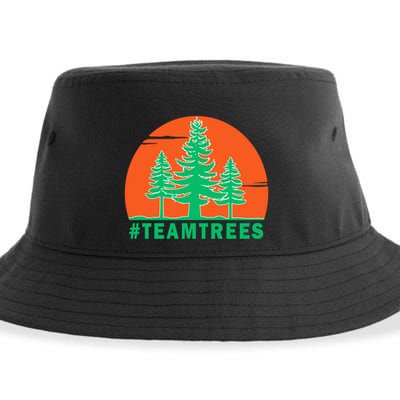 Team Trees #Teamtrees 2020 Plant Twenty Million Trees Gift Sustainable Bucket Hat