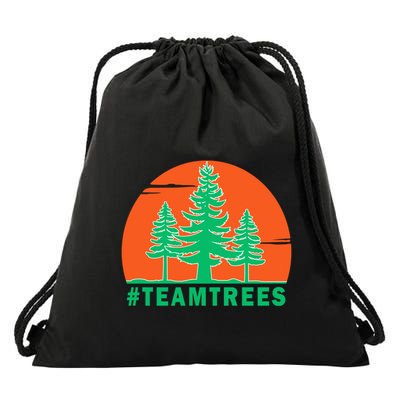 Team Trees #Teamtrees 2020 Plant Twenty Million Trees Gift Drawstring Bag
