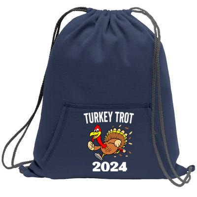 Thanksgiving Turkey Trot 2024 Sweatshirt Cinch Pack Bag