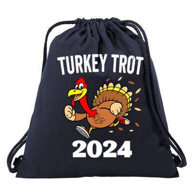 Thanksgiving Turkey Trot 2024 Drawstring Bag