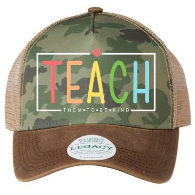 Teach Them To Be Kind Legacy Tie Dye Trucker Hat