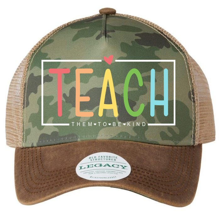 Teach Them To Be Kind Legacy Tie Dye Trucker Hat