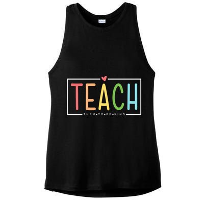 Teach Them To Be Kind Ladies PosiCharge Tri-Blend Wicking Tank