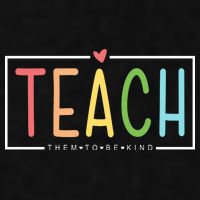 Teach Them To Be Kind Ladies PosiCharge Tri-Blend Wicking Tank
