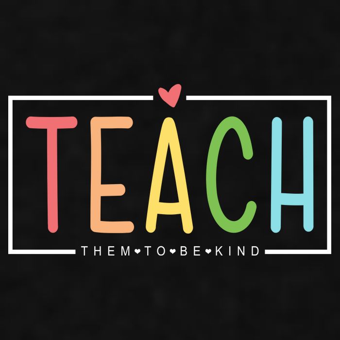 Teach Them To Be Kind Ladies PosiCharge Tri-Blend Wicking Tank