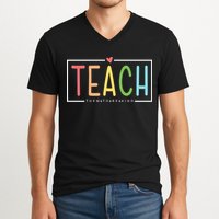 Teach Them To Be Kind V-Neck T-Shirt