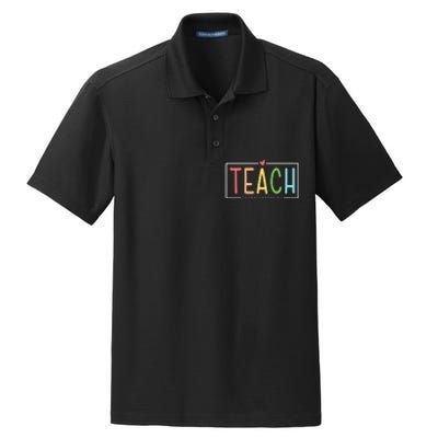 Teach Them To Be Kind Dry Zone Grid Polo