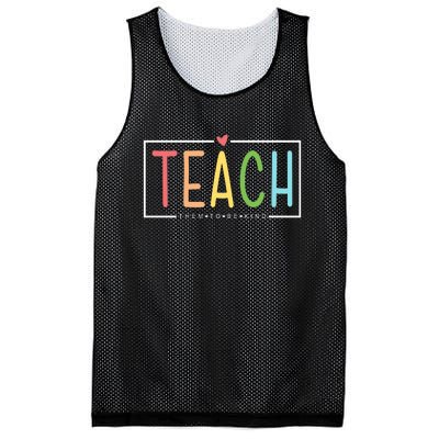 Teach Them To Be Kind Mesh Reversible Basketball Jersey Tank