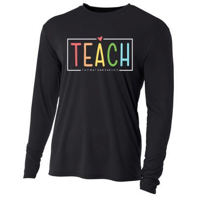 Teach Them To Be Kind Cooling Performance Long Sleeve Crew