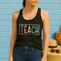 Teach Them To Be Kind Womens Tank Top