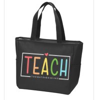 Teach Them To Be Kind Zip Tote Bag