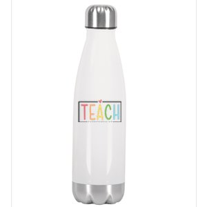 Teach Them To Be Kind Stainless Steel Insulated Water Bottle