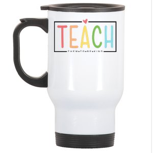 Teach Them To Be Kind Stainless Steel Travel Mug