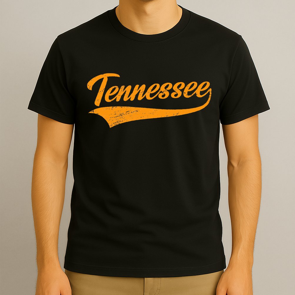 Tennessee Tn Throwback Distressed T-Shirt
