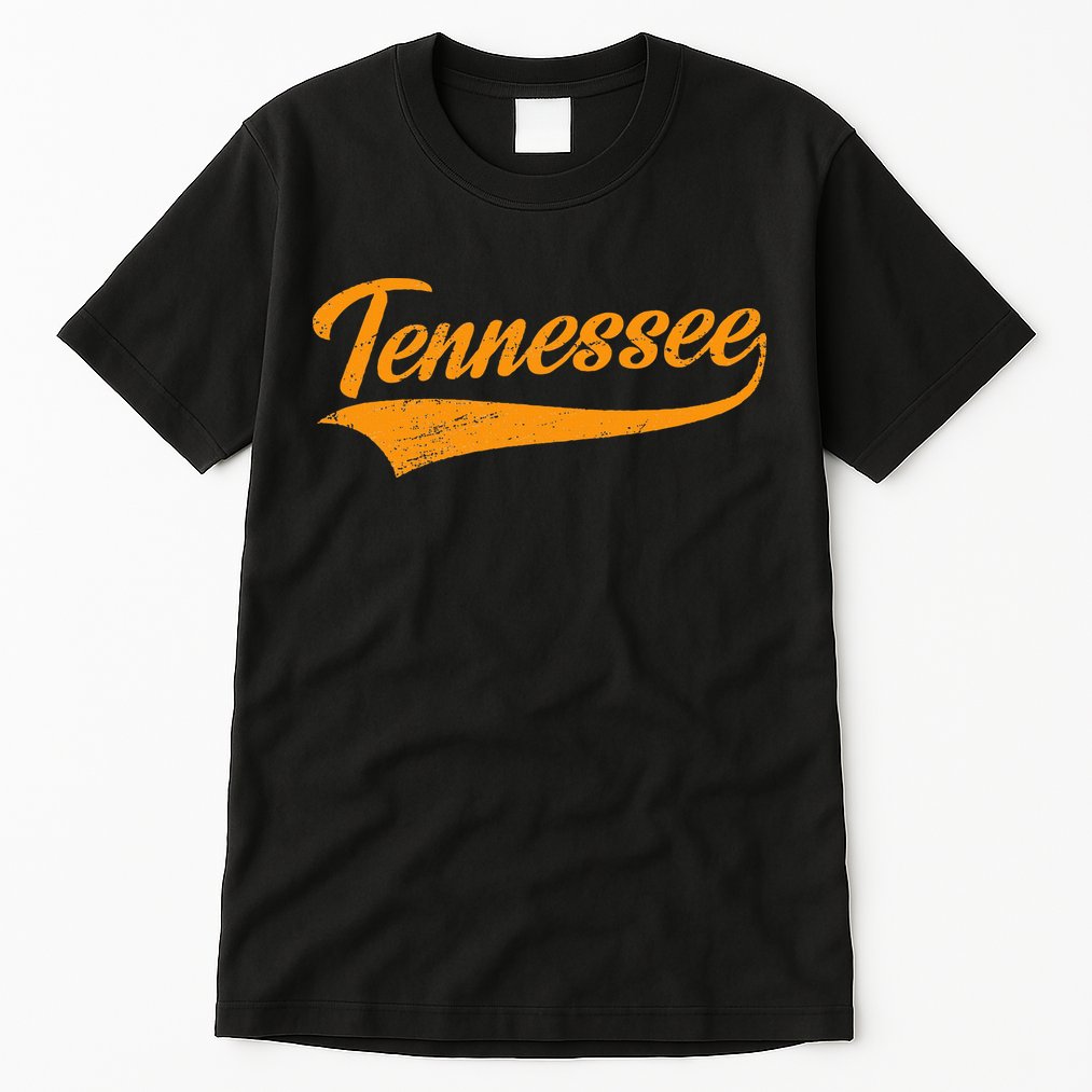 Tennessee Tn Throwback Distressed Tall T-Shirt