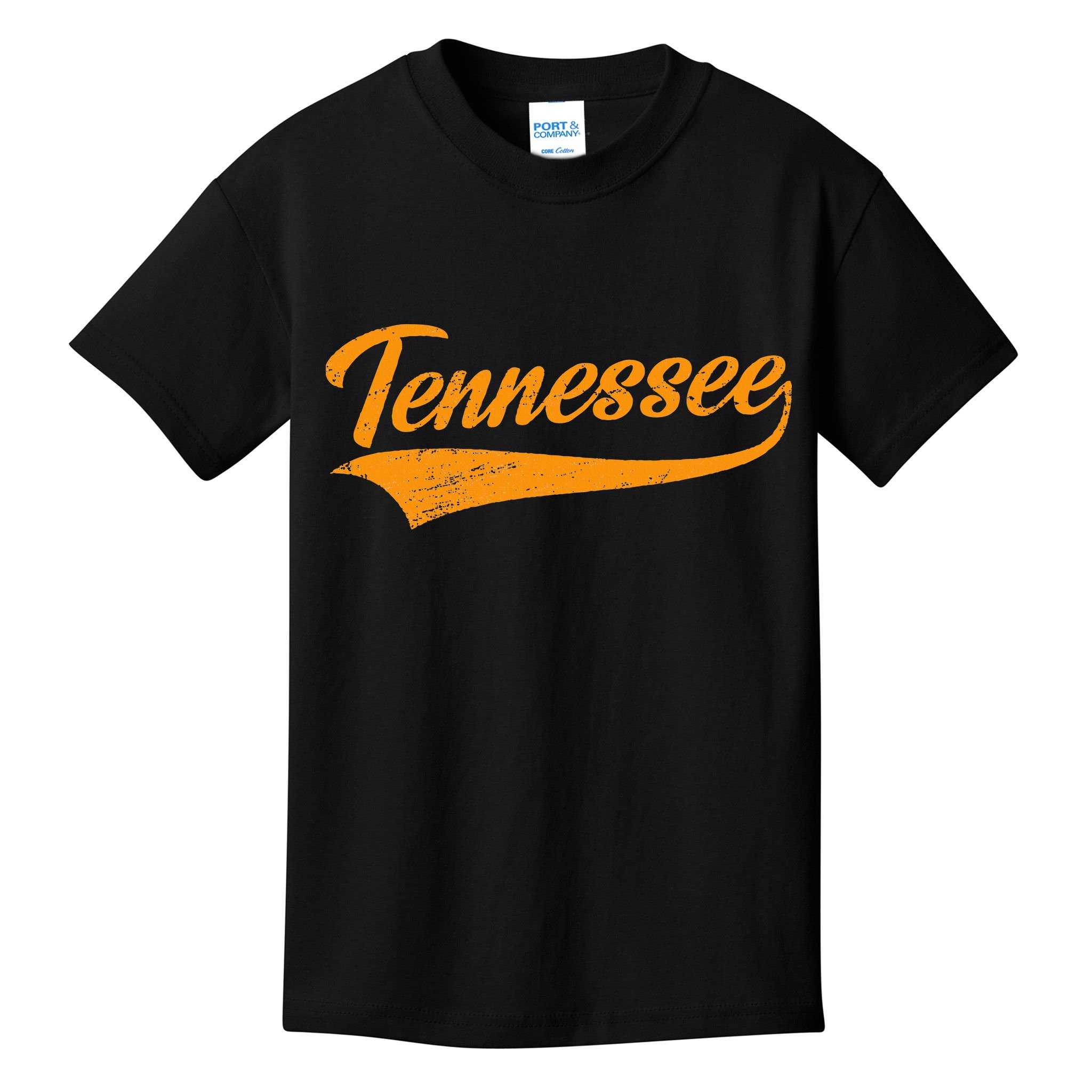 Tennessee Tn Throwback Distressed Kids T-Shirt