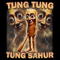 Tung Tung Tung Sahur Funny Meme Brainrot Humor Gen Z Performance Shirt