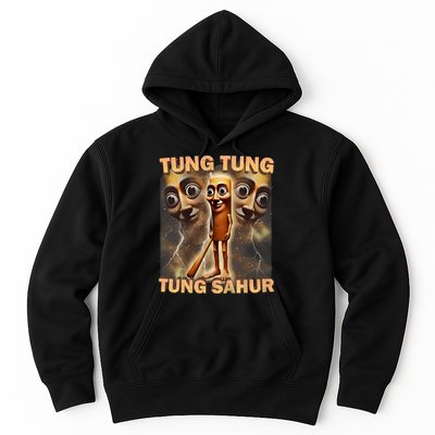 Tung Tung Tung Sahur Funny Meme Brainrot Humor Gen Z Hoodie