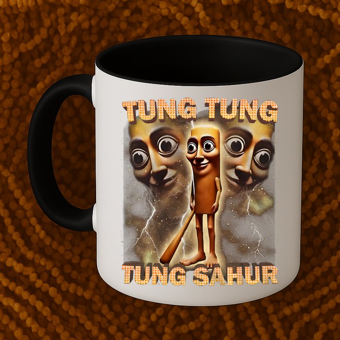 Tung Tung Tung Sahur Funny Meme Brainrot Humor Gen Z Mug