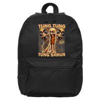 Tung Tung Tung Sahur Funny Meme Brainrot Humor Gen Z 16 in Basic Backpack