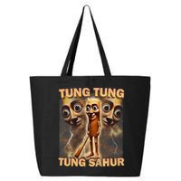 Tung Tung Tung Sahur Funny Meme Brainrot Humor Gen Z 25L Jumbo Tote
