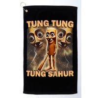 Tung Tung Tung Sahur Funny Meme Brainrot Humor Gen Z Golf Towel