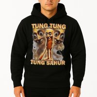 Tung Tung Tung Sahur Is Calling Funny Italian Brainrot Hoodie