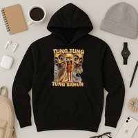 Tung Tung Tung Sahur Is Calling Funny Italian Brainrot Hoodie