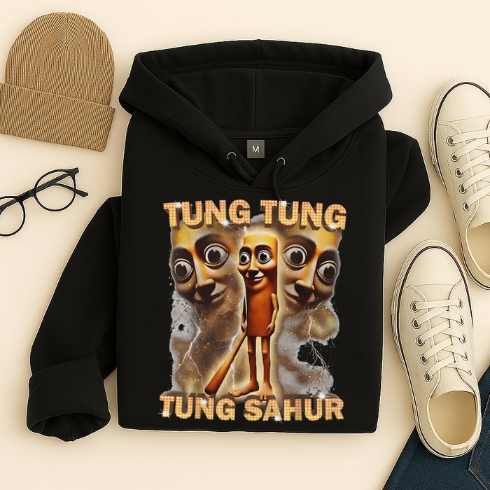 Tung Tung Tung Sahur Is Calling Funny Italian Brainrot Hoodie