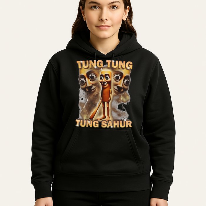 Tung Tung Tung Sahur Is Calling Funny Italian Brainrot Hoodie