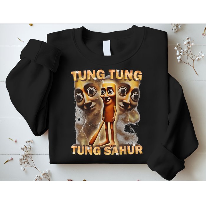 Tung Tung Tung Sahur Is Calling Funny Italian Brainrot Sweatshirt