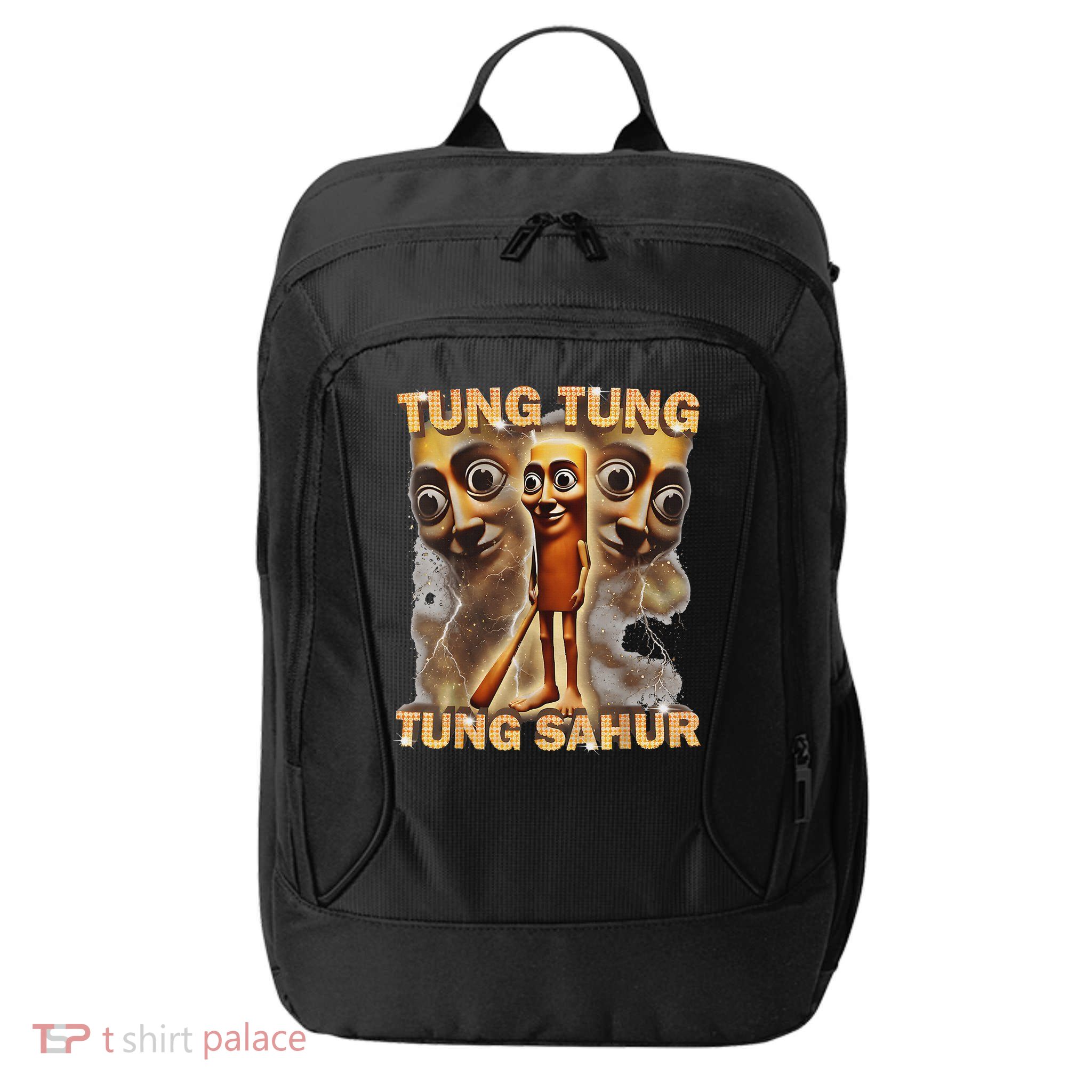 Tung Tung Tung Sahur Is Calling Funny Italian Brainrot City Backpack