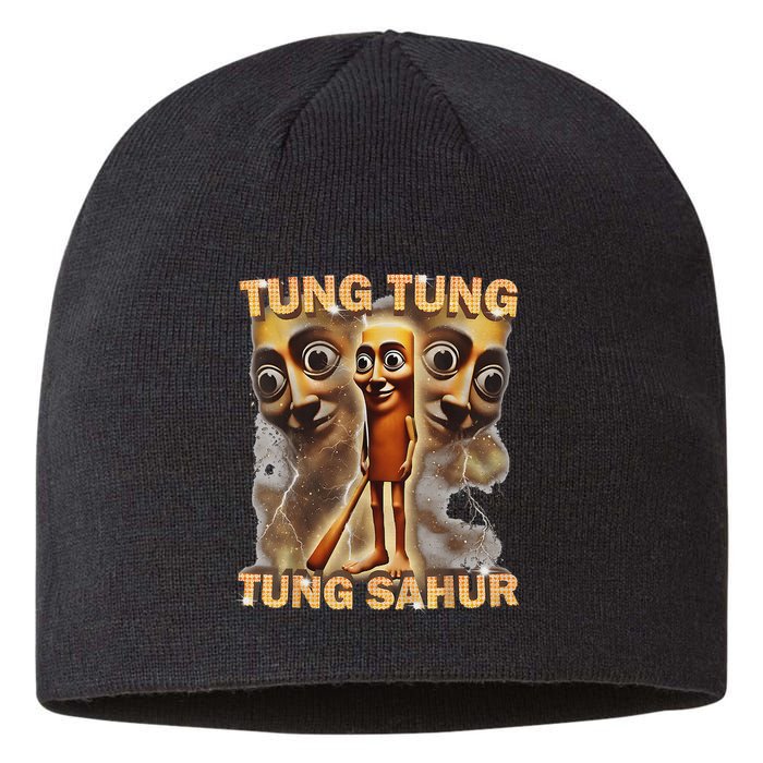Tung Tung Tung Sahur Is Calling Funny Italian Brainrot Sustainable Beanie
