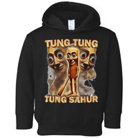 Tung Tung Tung Sahur Is Calling Funny Italian Brainrot Toddler Hoodie