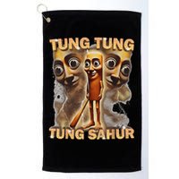 Tung Tung Tung Sahur Is Calling Funny Italian Brainrot Golf Towel