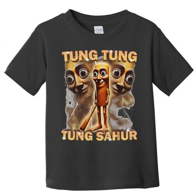 Tung Tung Tung Sahur Is Calling Funny Italian Brainrot Toddler T-Shirt