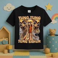 Tung Tung Tung Sahur Is Calling Funny Italian Brainrot Toddler T-Shirt