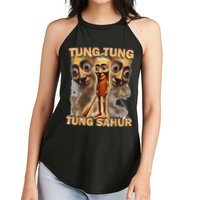 Tung Tung Tung Sahur Is Calling Funny Italian Brainrot Women's Perfect Tri Rocker Tank