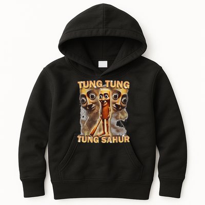 Tung Tung Tung Sahur Is Calling Funny Italian Brainrot Kids Hoodie