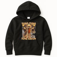 Tung Tung Tung Sahur Is Calling Funny Italian Brainrot Kids Hoodie