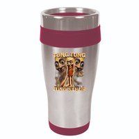 Tung Tung Tung Sahur Is Calling Funny Italian Brainrot 16oz Travel Tumbler
