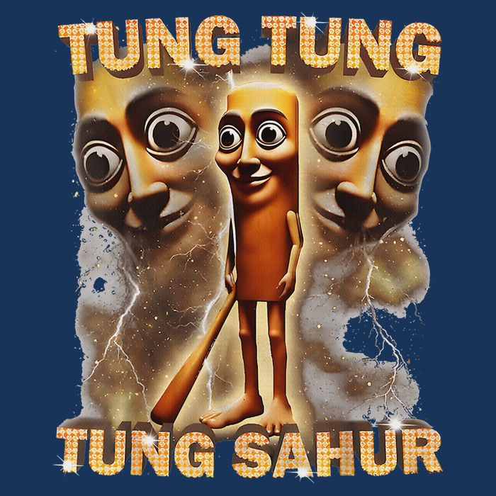 Tung Tung Tung Sahur Is Calling Funny Italian Brainrot Infant Baby Jersey Bodysuit