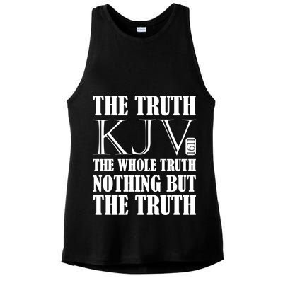 The Truth The Whole Truth Nothing But The Truth Kjv 1611 Gift Ladies PosiCharge Tri-Blend Wicking Tank