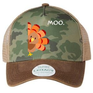 Thanksgiving Time Turkey Moo Funny Thanksgiving Legacy Tie Dye Trucker Hat