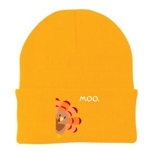 Thanksgiving Time Turkey Moo Funny Thanksgiving Knit Cap Winter Beanie